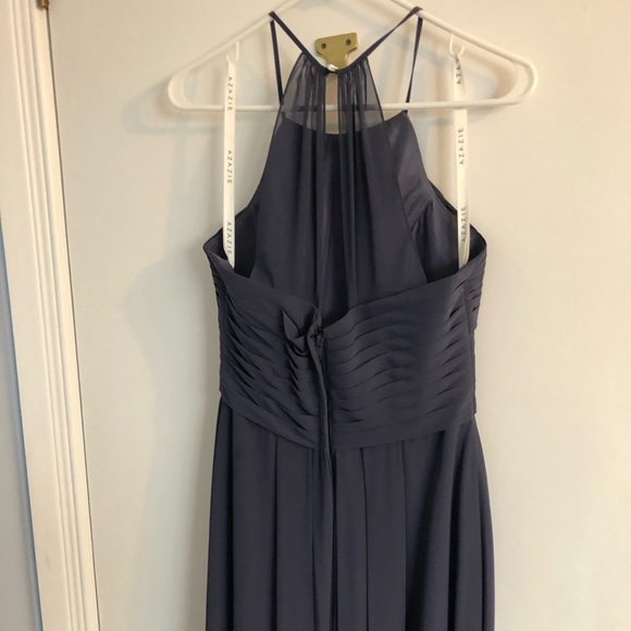 Elegant blue bridesmaid dress - Picture 3 of 5
